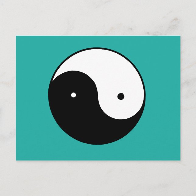 Yin Yang Symbol Postcard (Front)