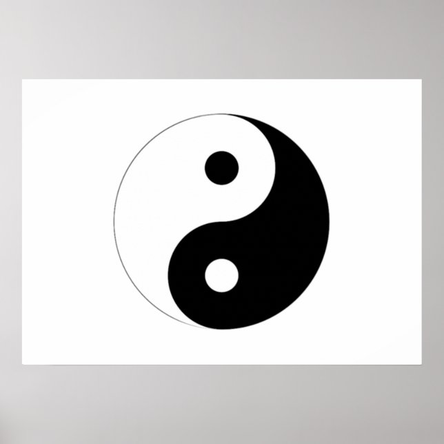 Yin-Yang Symbol Poster (Front)