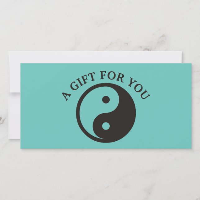 Yin Yang Symbol - solid tattoo design (Front)