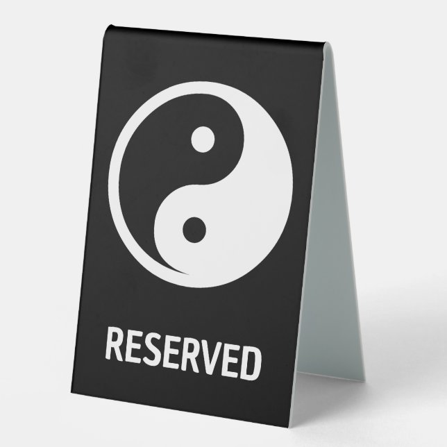 Yin Yang Symbol - solid tattoo design 2 (Front)
