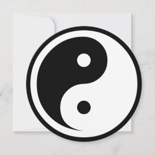 Yin Yang Symbol - solid tattoo design 2