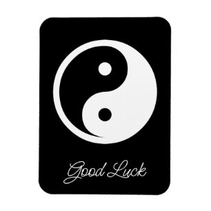 Yin Yang Symbol - solid tattoo design 2 Magnet