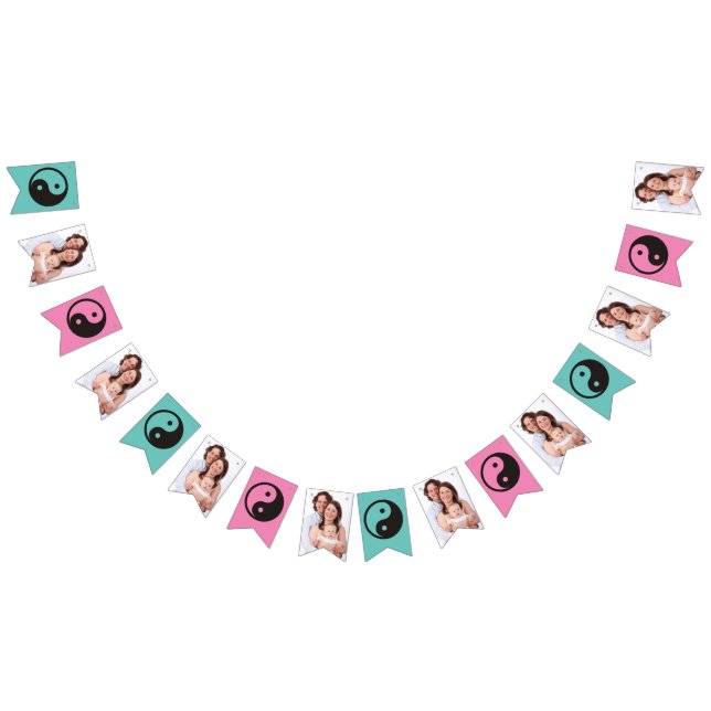 Yin Yang Symbol - solid tattoo design Bunting (All)