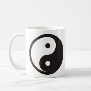 Yin Yang Symbol - solid tattoo design Coffee Mug