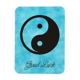 Yin Yang Symbol - solid tattoo design Magnet