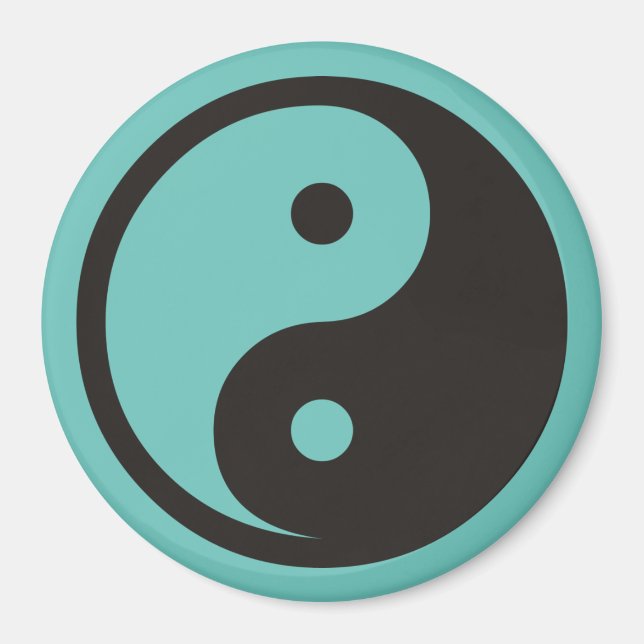 Yin Yang Symbol - solid tattoo design Magnet (Front)