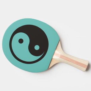 Yin Yang Symbol - solid tattoo design Ping Pong Paddle