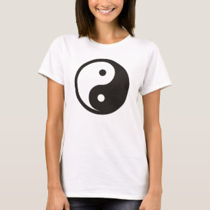 Yin Yang Symbol - solid tattoo design T-Shirt