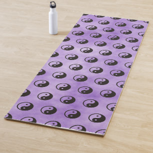 Yin Yang Symbol - solid tattoo design Yoga Mat