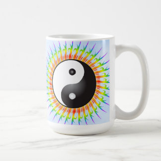 Yin Yang Symbol & Spiral: Coffee Mug