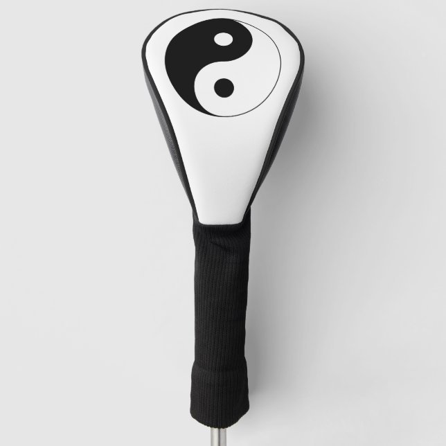 Yin Yang Symbol Spiritual Golf Head Cover (Front)