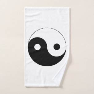 Yin Yang Symbol Spiritual Hand Towel
