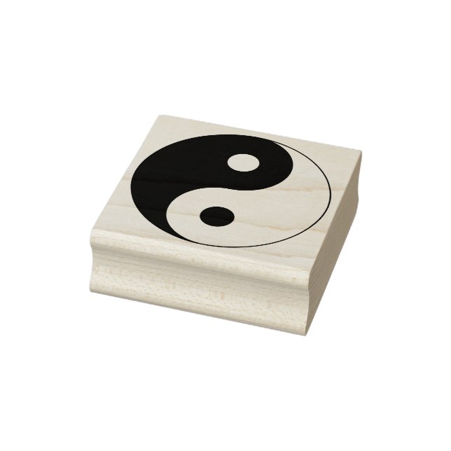 Yin Yang Symbol Spiritual Rubber Stamp (Stamp)