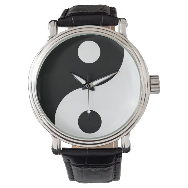 Yin Yang Symbol Spiritual Watch (Front)