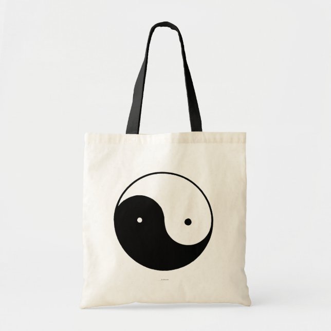 Yin Yang Symbol Tote Bag (Front)