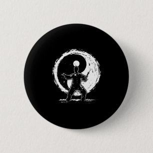 Yin Yang Tai Chi Chuan Instructor Minimalist 6 Cm Round Badge