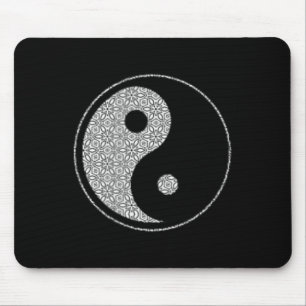Yin Yang Tai Chi, Qi Gong, Yoga, Wushu, Martial Ar Mouse Mat