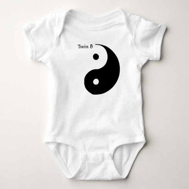 Yin Yang Tee for Twins - Twin B (Front)