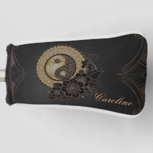 Yin yang the symbol that represents balance golf head cover