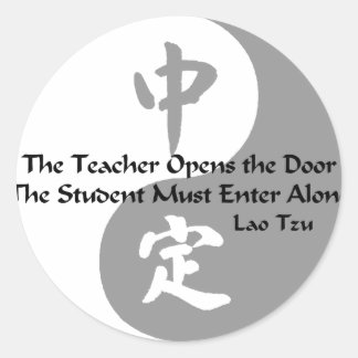 Yin Yang -  The Teacher Classic Round Sticker