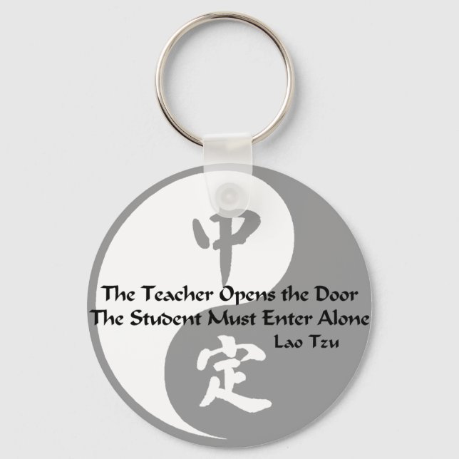 Yin Yang -  The Teacher Key Ring (Front)