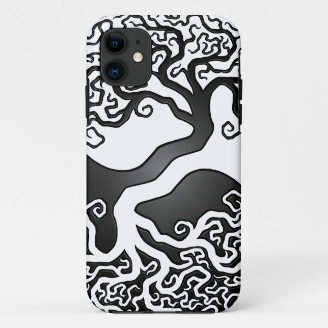 Yin Yang Tree Case-Mate iPhone Case (Back)