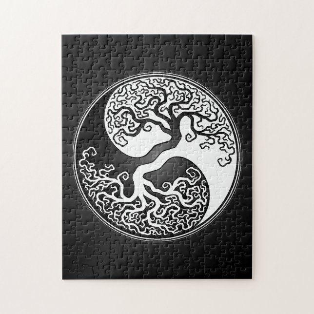 Yin Yang Tree Jigsaw Puzzle (Vertical)