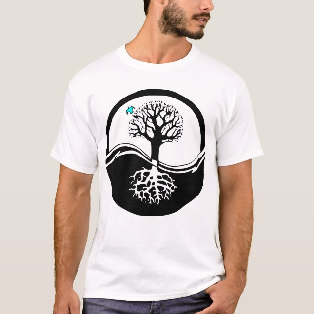 Yin Yang Tree Tee Shirt (Front)