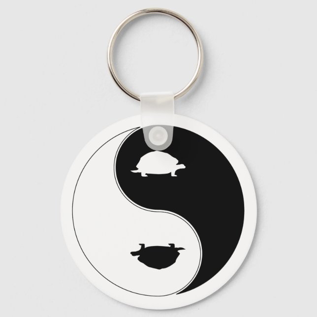 Yin Yang Turtle Key Ring (Front)