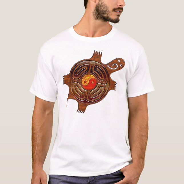 Yin-Yang Turtle T-Shirt (Front)