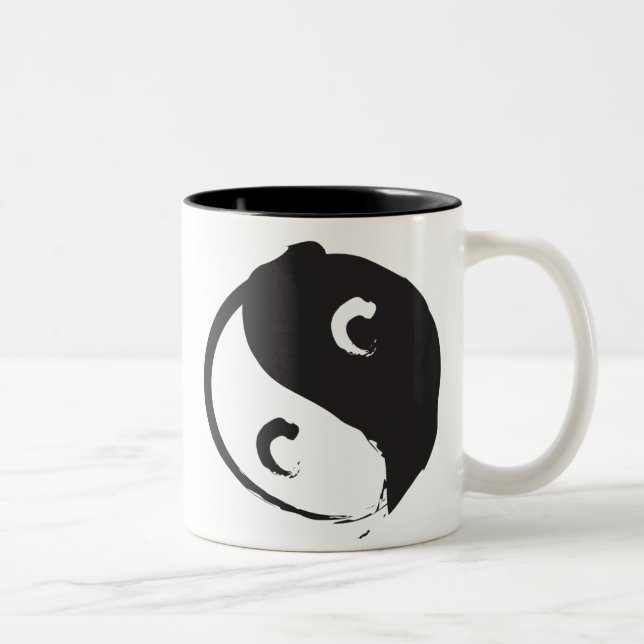 Yin Yang Two-Tone Coffee Mug (Right)