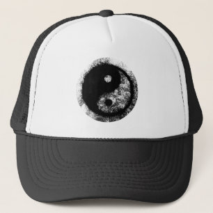 Yin Yang White Black The MUSEUM Zazzle Gifts Trucker Hat