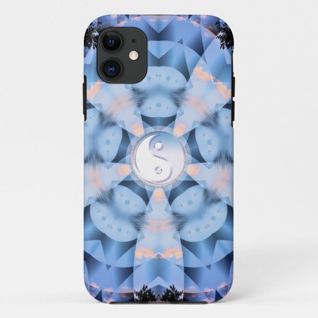 Yin Yang Winter Star Art  Customisable Case-Mate iPhone Case (Back)