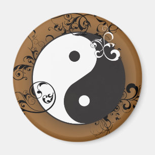 Yin-Yang with scrolling Magnet