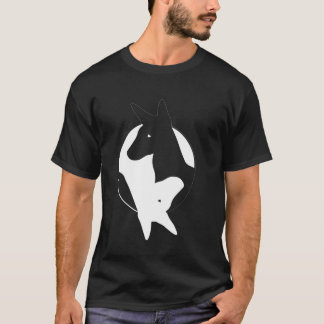 Yin Yang Xolo Funny Xoloitzcuintli Symbol Zen Medi T-Shirt