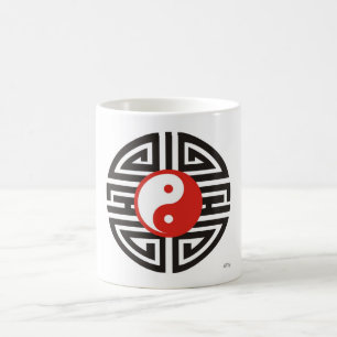 Yin Yang Yantra Tattoo Coffee Mug