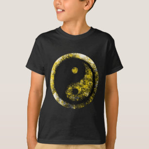 Yin Yang Yellow Black The MUSEUM Zazzle Gifts T-Shirt