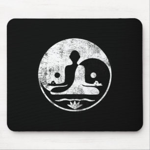 Yin Yang Yoga Lotus Harmony Lance Meditation Zen G Mouse Mat