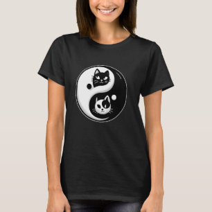 Yin Yang Yoga Zen Cute Cats for Cat Lover 1 T-Shirt