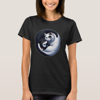 Yin Yang Yoga Zen Cute Cats for Cat Lover T-Shirt
