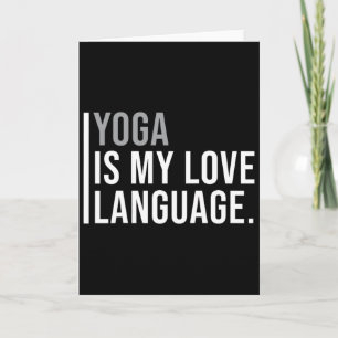 Yin Yoga Meme Quote  Card