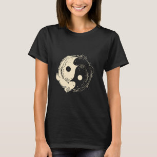 Ying and Yang Chinese Character China Fan Symbols T-Shirt