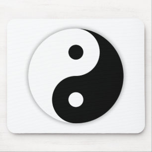 Ying and Yang Mouse Mat