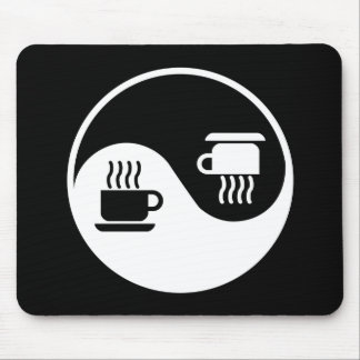 Ying and Yang of Coffee Mouse Mat