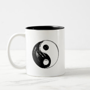 Ying Yang - Black Edition Two-Tone Coffee Mug