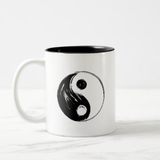 Ying Yang - Black Edition Two-Tone Coffee Mug