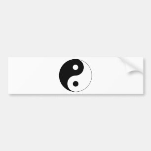 Ying Yang Bumper Sticker