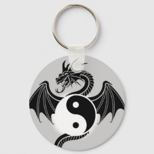 Ying-Yang Dragon Key Ring