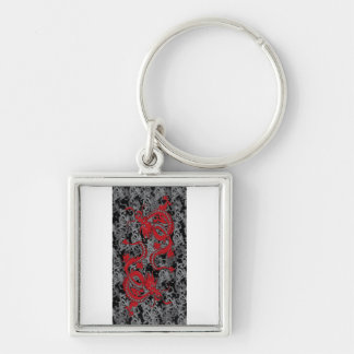 Ying Yang Dragon oin Red - Chinese New Year Key Ring