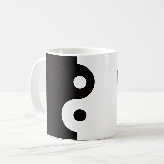 Ying Yang  dualities Coffee Mug (Front Left)